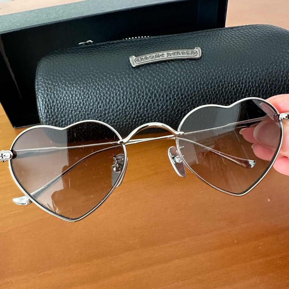Chrome Hearts heart sunglasses